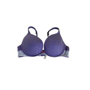 Cacique Women's Purple Plunge Lightly Padded Underwired Bra - 42C
